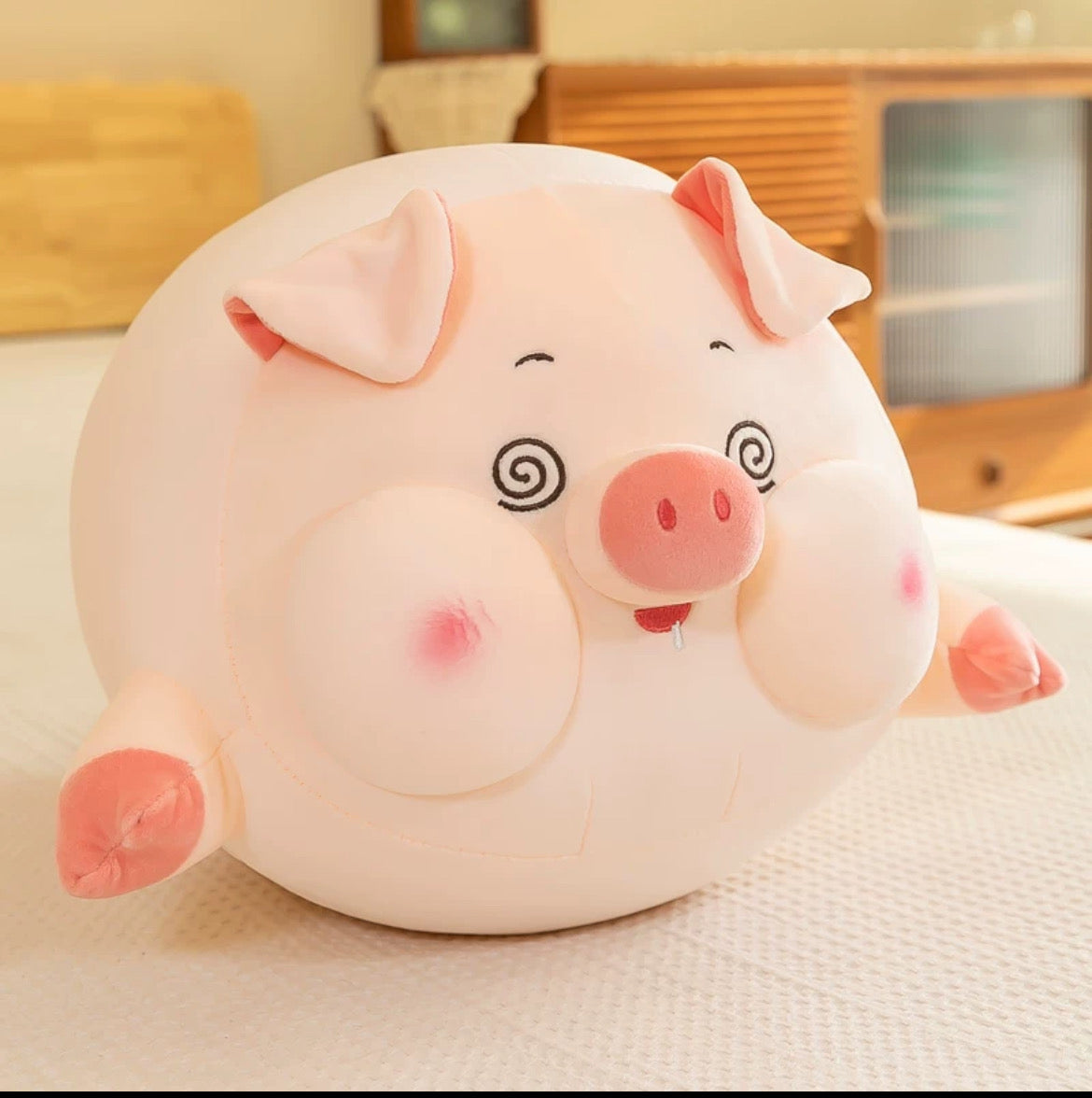 Chubby Piggie Plush - Choose Your Expression!